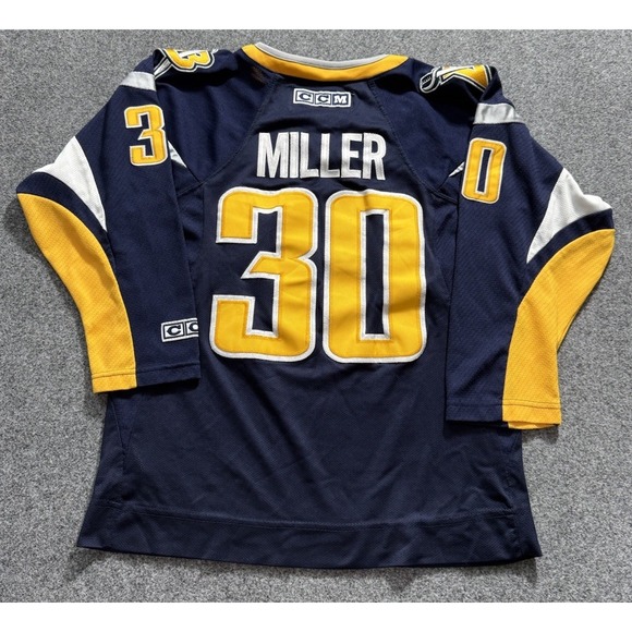 Ryan‎ Miller Buffalo Sabres Hockey Jersey CCM Size Youth L/XL Sewn - Picture 2 of 9